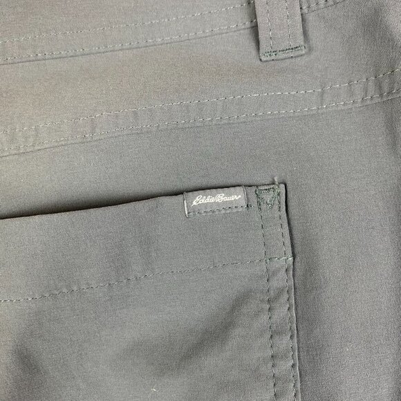 Eddie Bauer First Ascent Mens Pants 38x32 Gray Cargo Guide Pro Embroidered Logo - Picture 12 of 12
